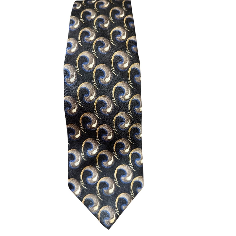J.Z. Richards Nordstrom‎ Silk Necktie Abstract Pattern Hand Made USA 61"